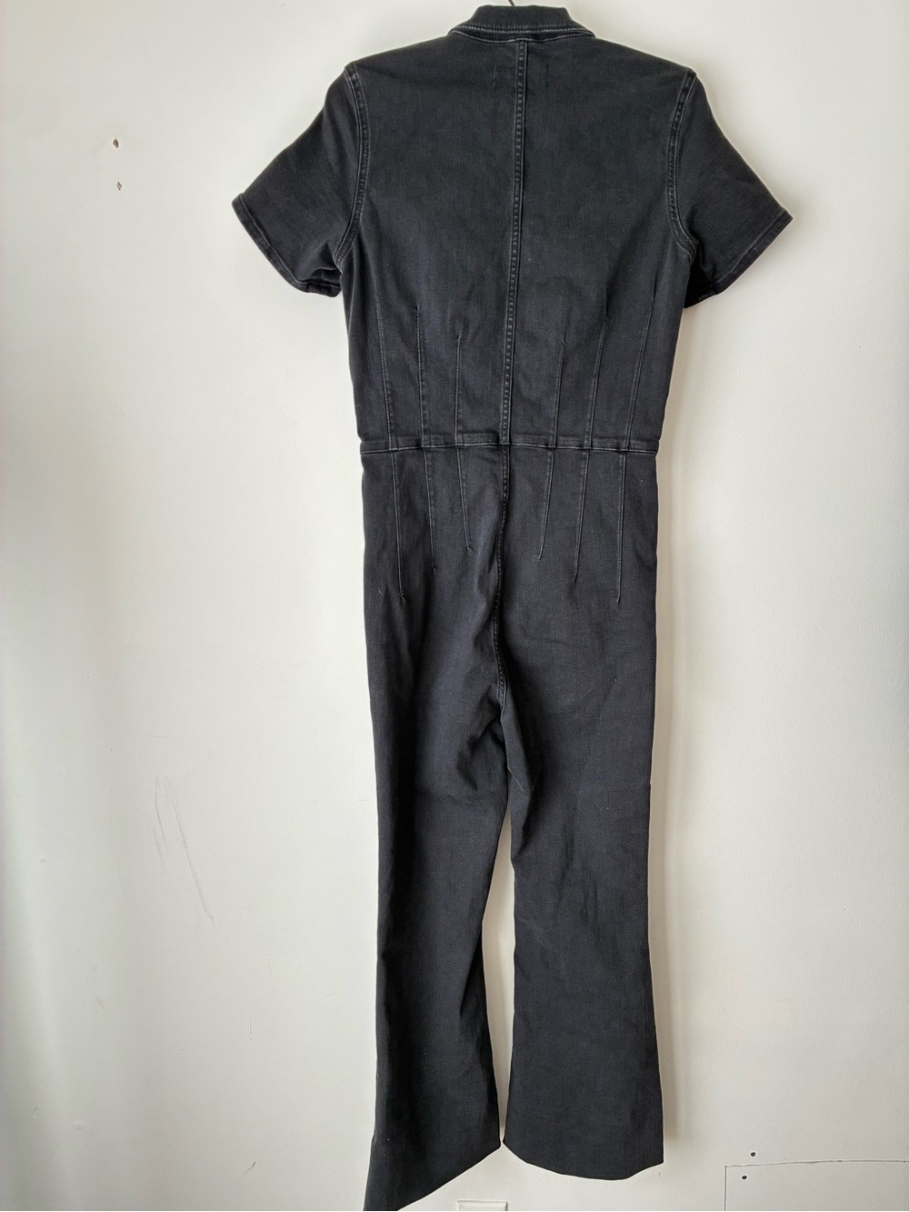 Free People Jumpsuit Women’s Large We The Free Jayde Flare Jumpsuit Black - Picture 5 of 16